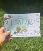 Happy Frogs Coloring book