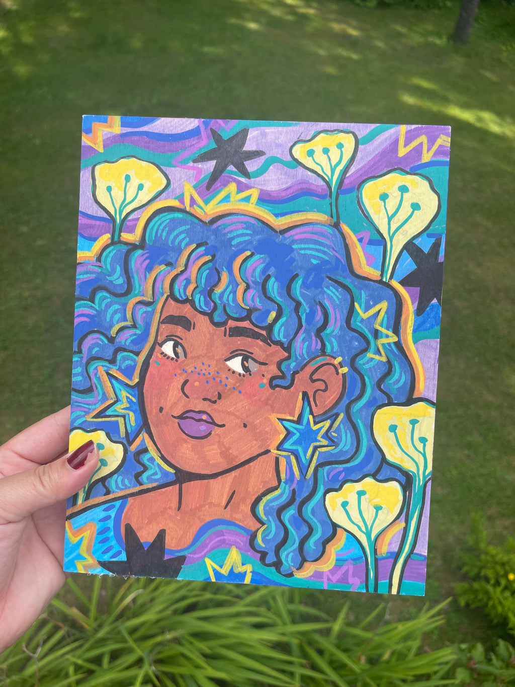 Star Girl Original Painting