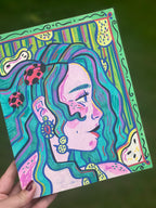 Lady Coccinelle Original Painting