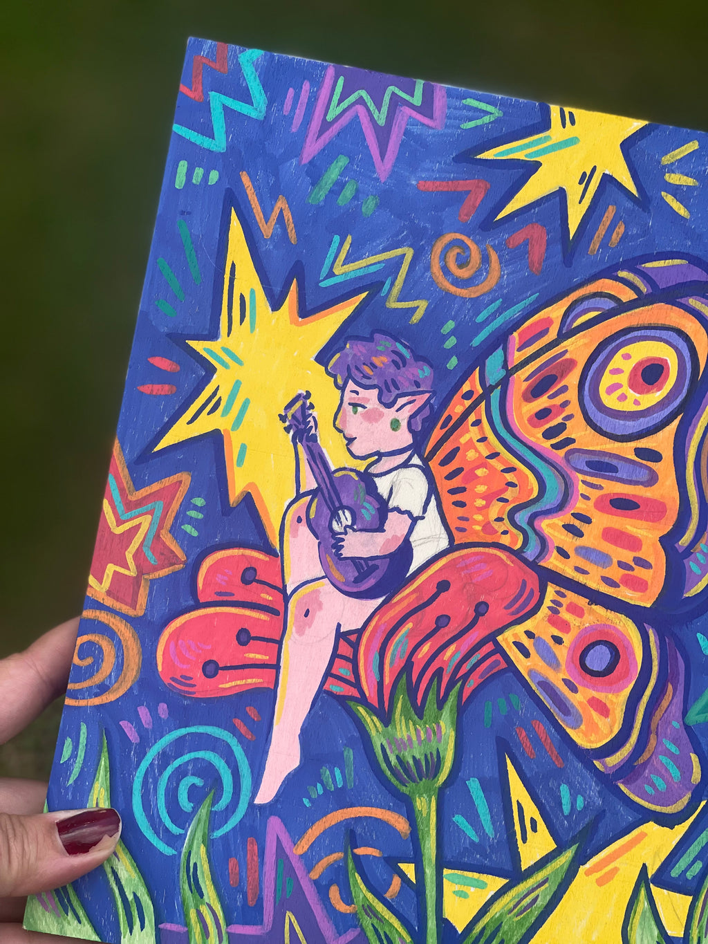 Rock Fairy Original Painting