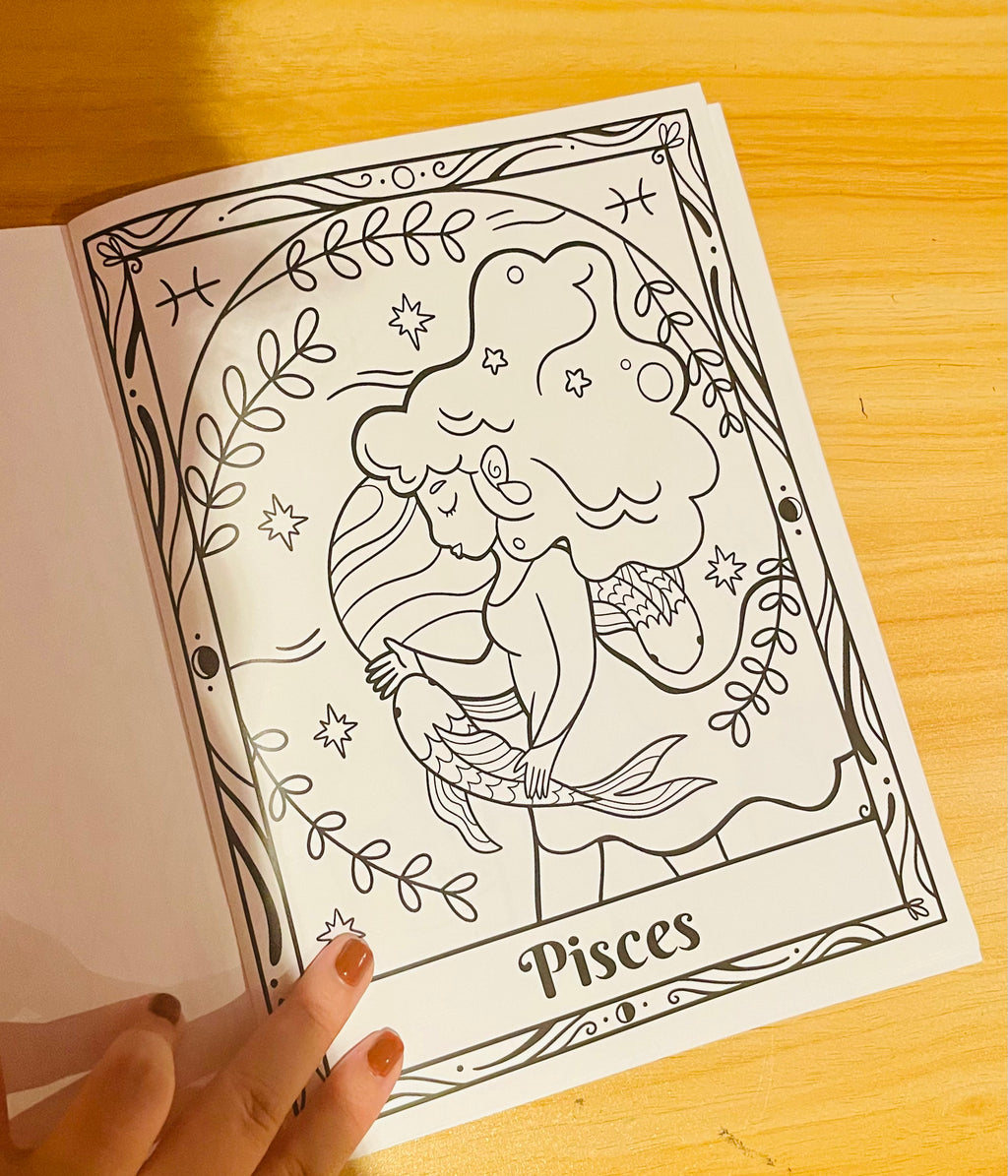 Zodiac Signs Coloring book