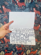 Happy Frogs Coloring book