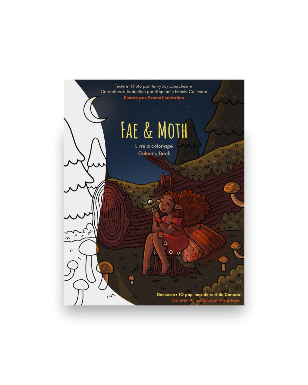Fae & Moth Coloring Book