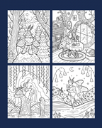 Fae & Moth Coloring Book
