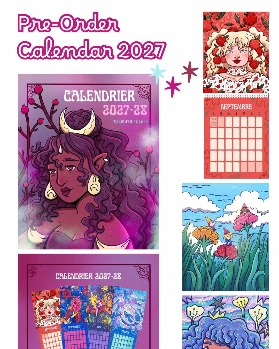 Pre-Order Calendar 2027-2028
