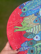 Mermaid & Fishes Original Painting