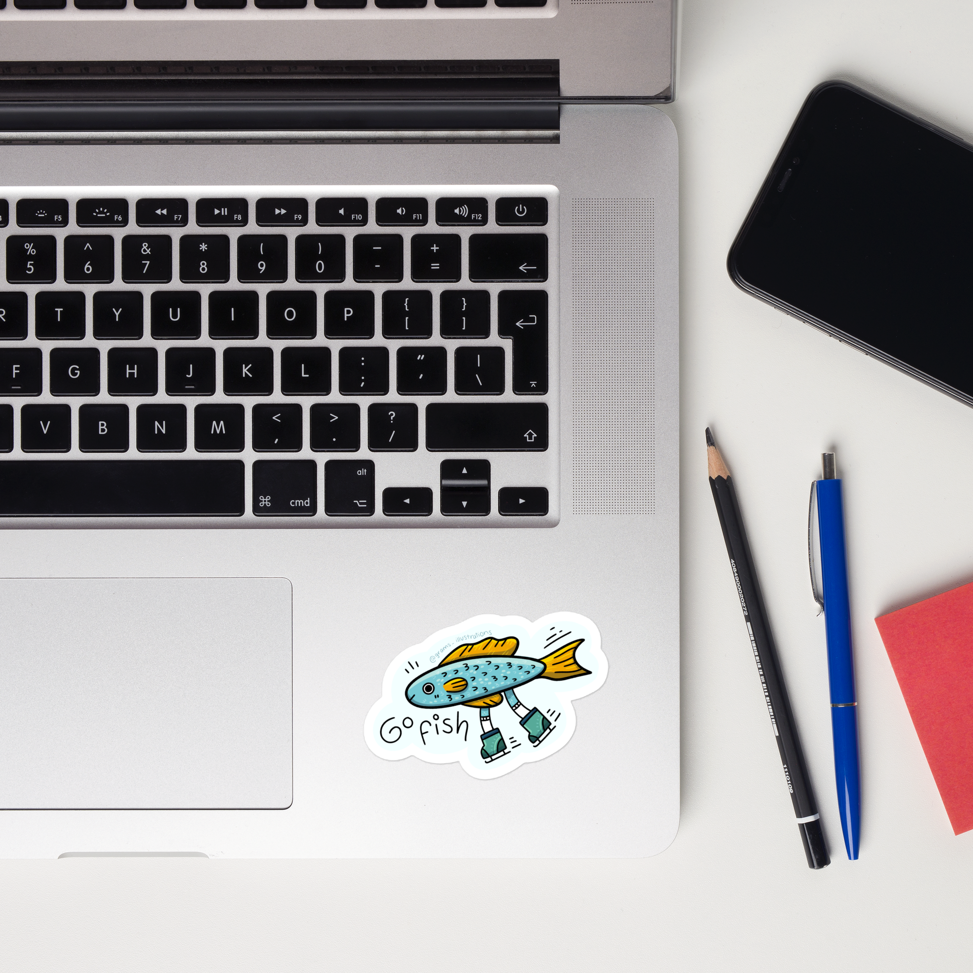 Go Fish Sticker