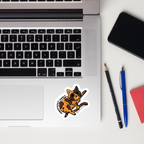 Annoyingly Lovable Cat Sticker