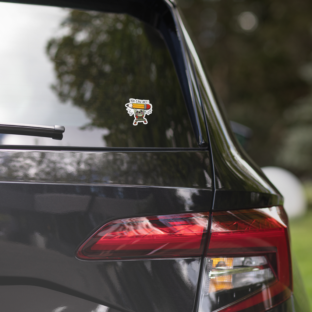 You Can Art Sticker