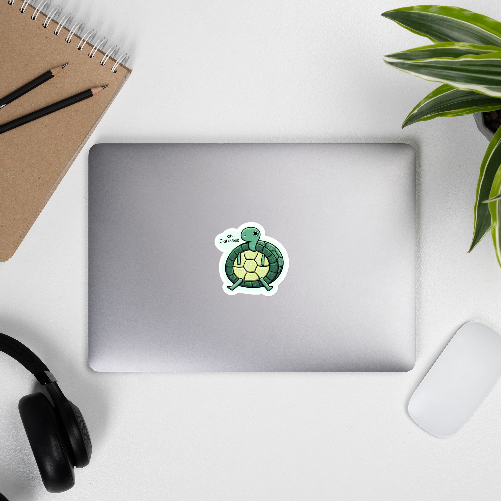 J'ai Oublié Turtle Sticker