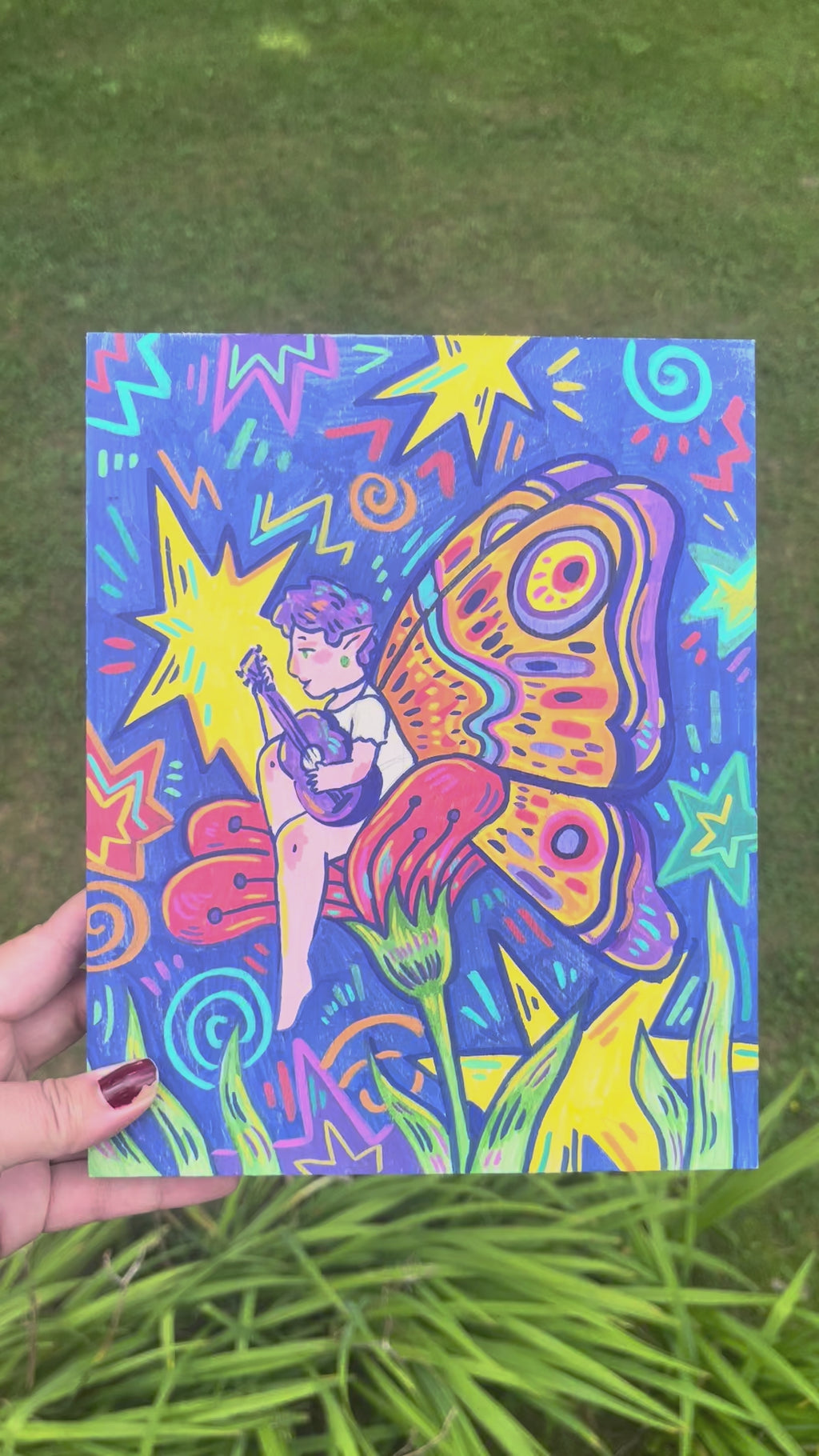 Rock Fairy Original Painting